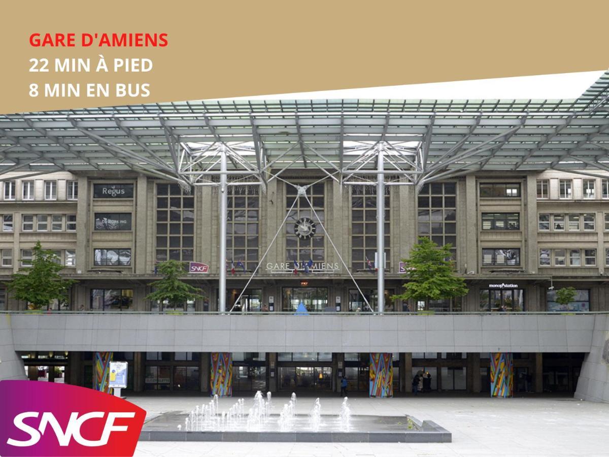 4 Chambres - Grande Maison - Parking - Jardin 아미앵 외부 사진