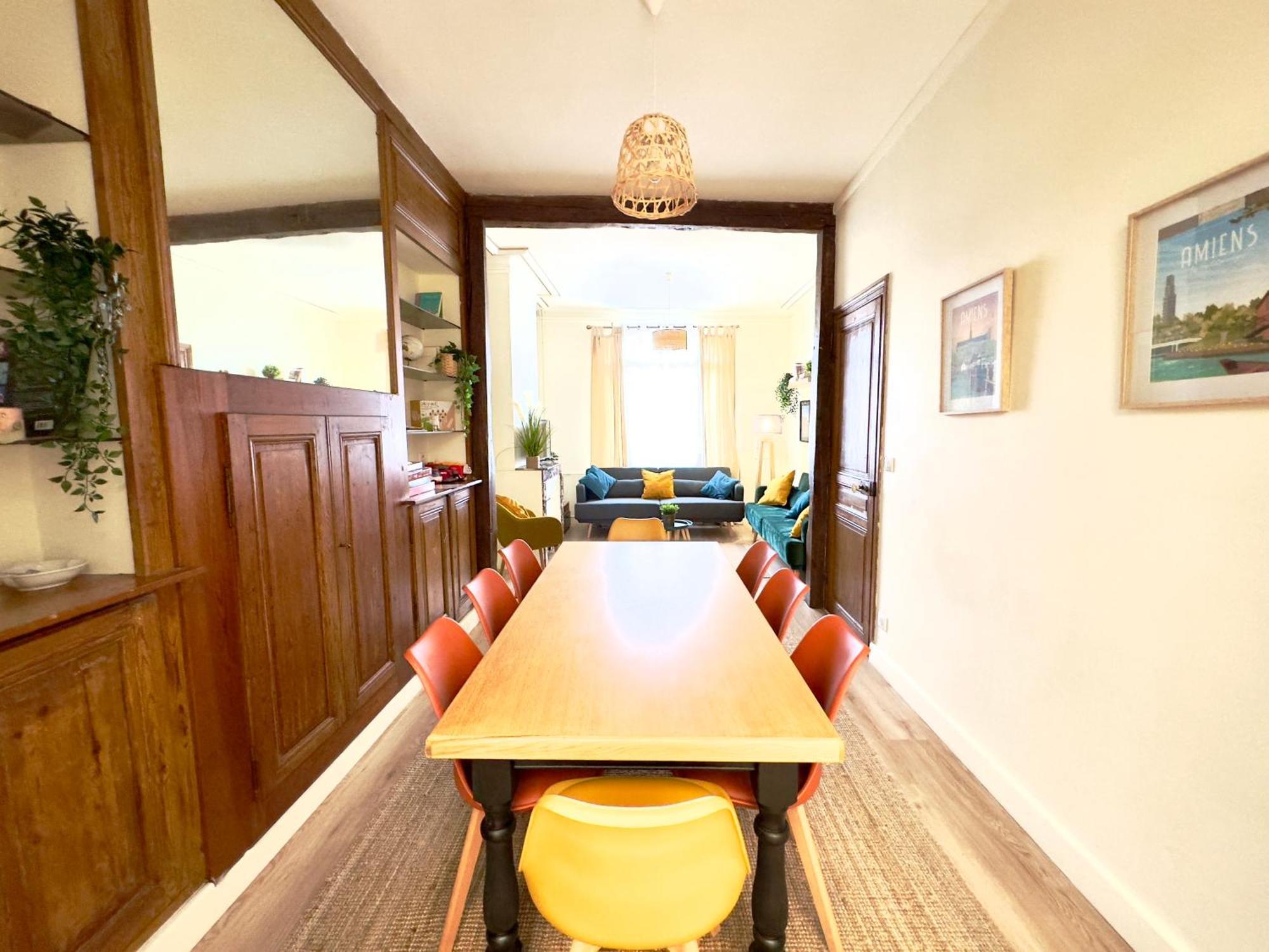 4 Chambres - Grande Maison - Parking - Jardin 아미앵 외부 사진