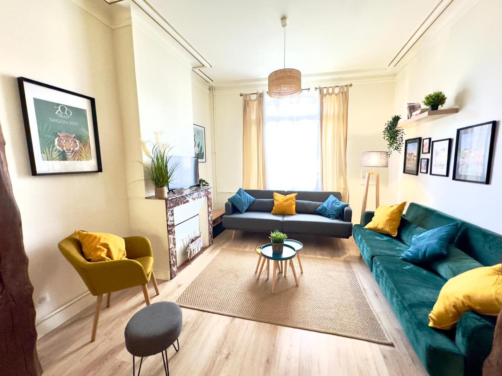4 Chambres - Grande Maison - Parking - Jardin 아미앵 외부 사진